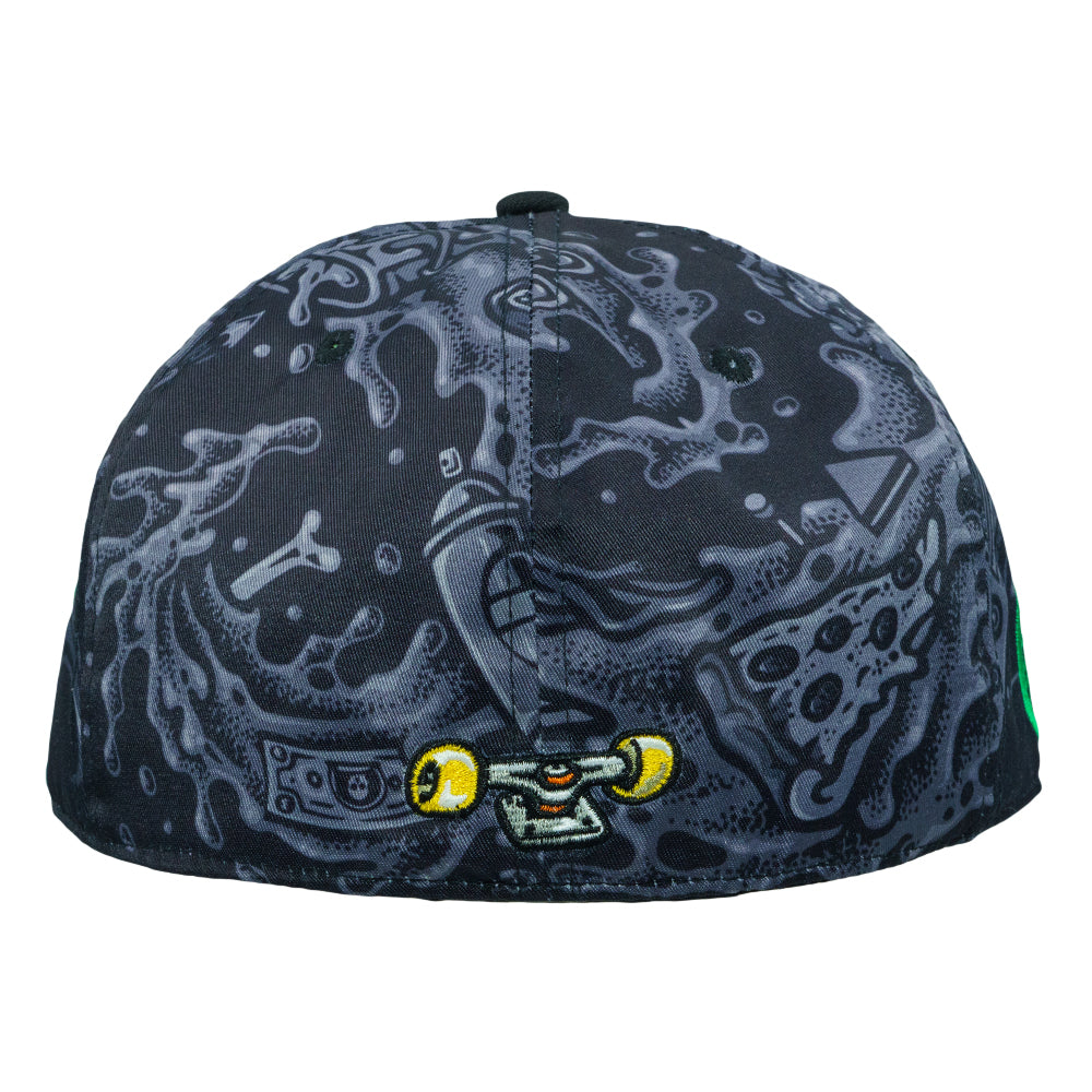 Jimbo Phillips Never Summer Black Fitted Hat