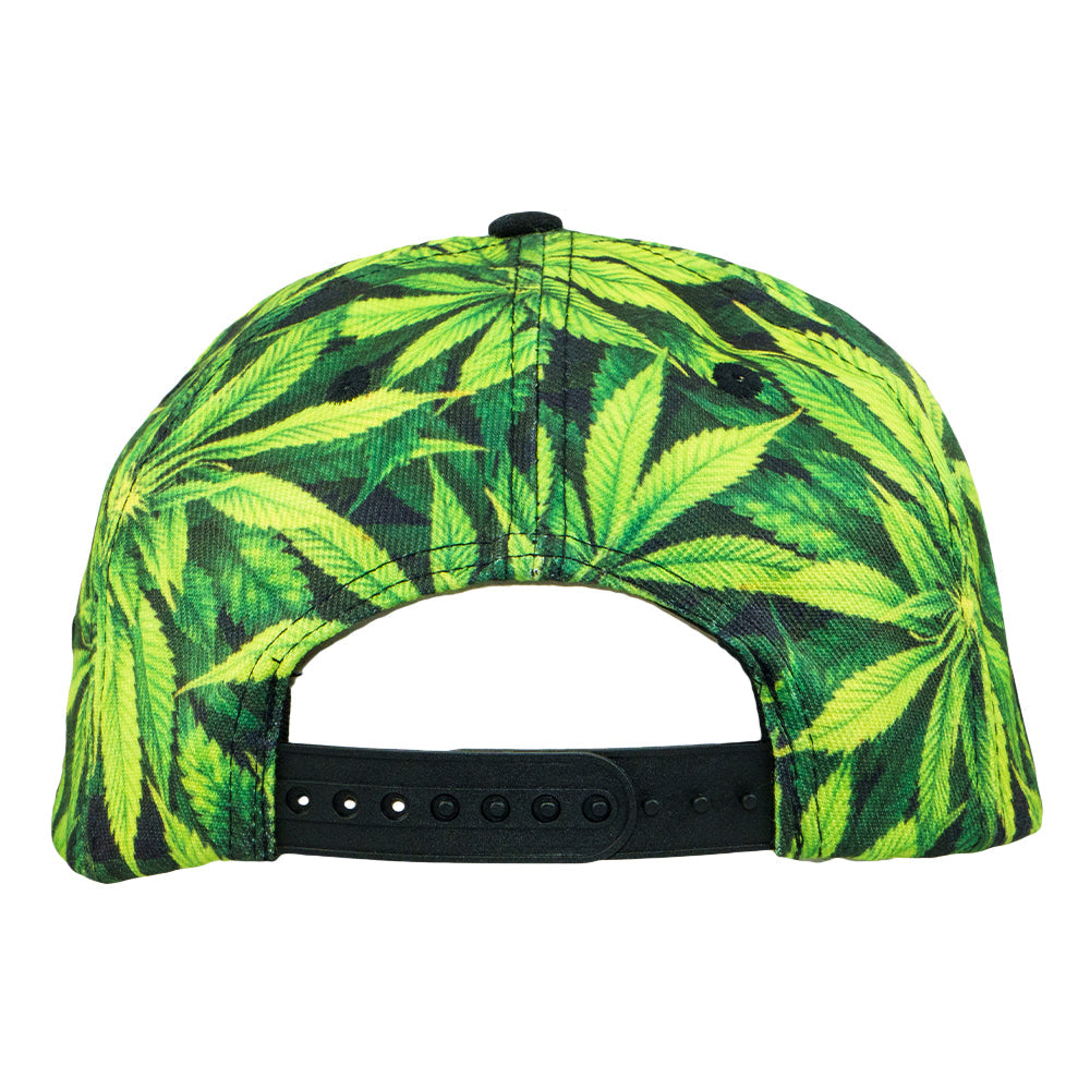 Peter Tosh Leaf Print Snapback Hat
