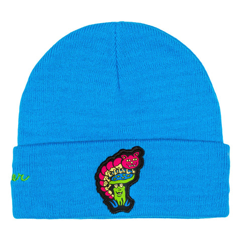 Killer Acid Mushroom Blue Cuff Beanie