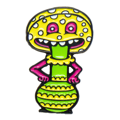 Killer Acid Mushroom Yellow Bong Pin