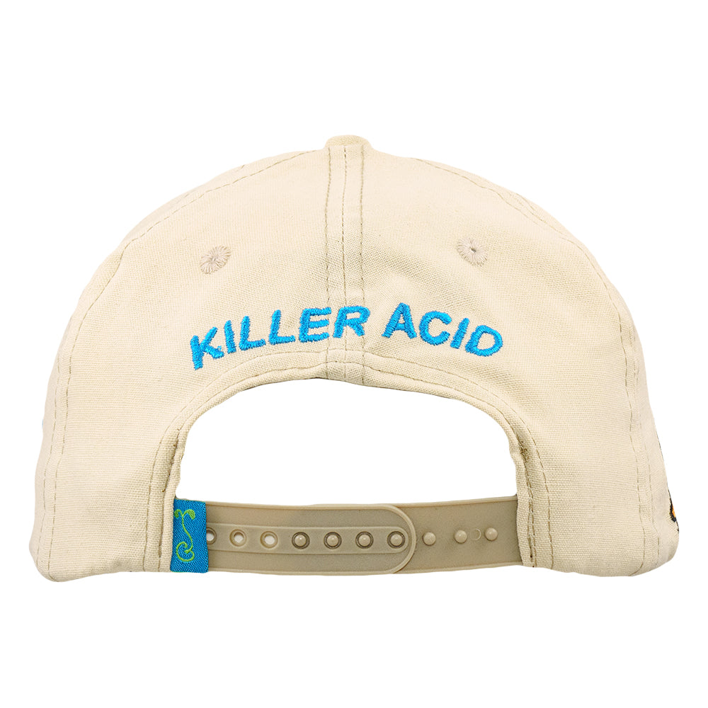 Killer Acid Mushroom Tan Snapback Hat