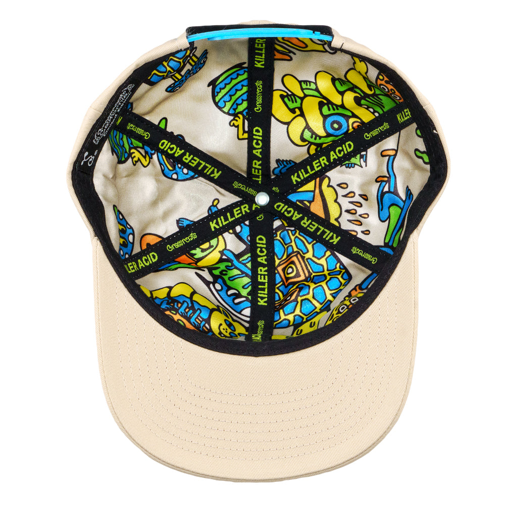 Killer Acid Mushroom Tan Dad Hat