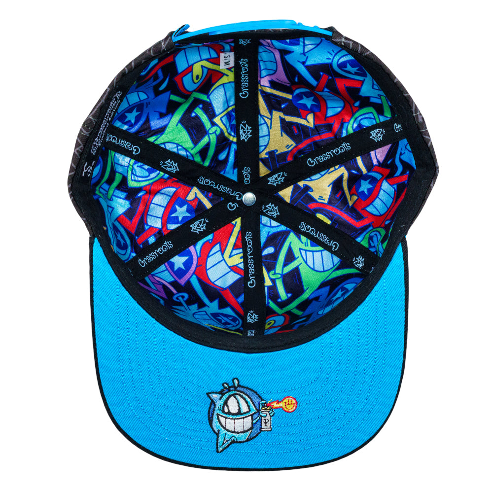 El Pez Smile Black Snapback Hat