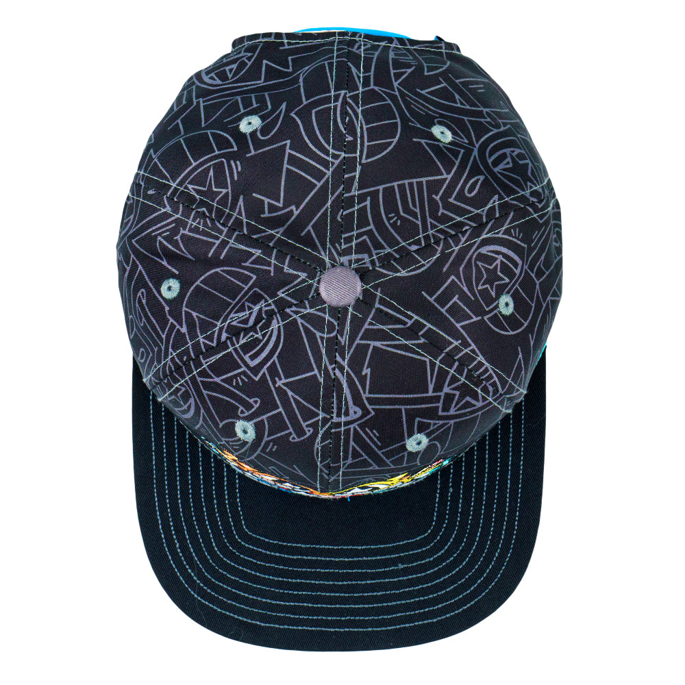 El Pez Smile Black Snapback Hat