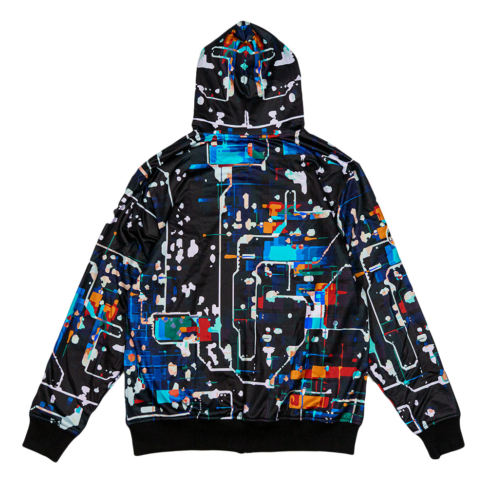 Lazer Shark Circuit Reversible Hoodie