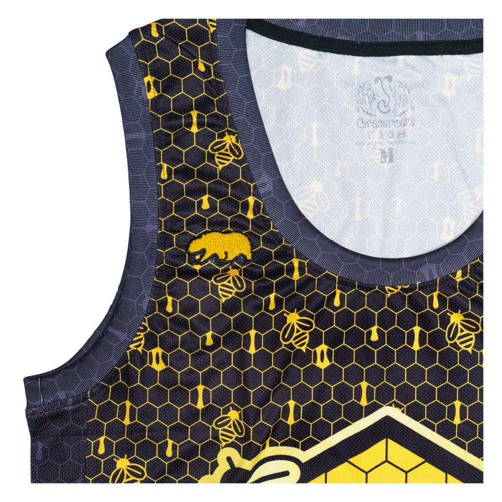 16th Anniversary Honeycomb Black Basketball Jersey