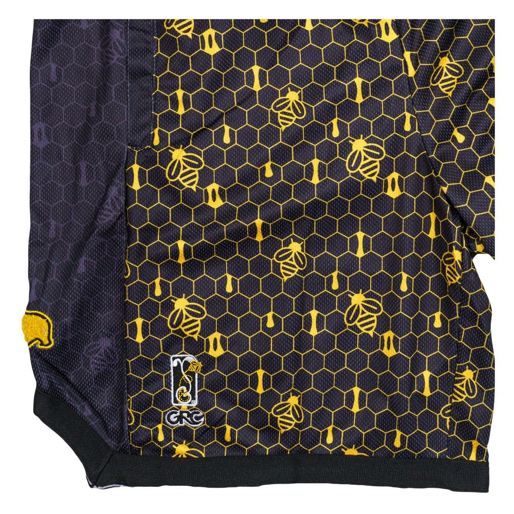 16th Anniversary Honeycomb Black Mesh Shorts