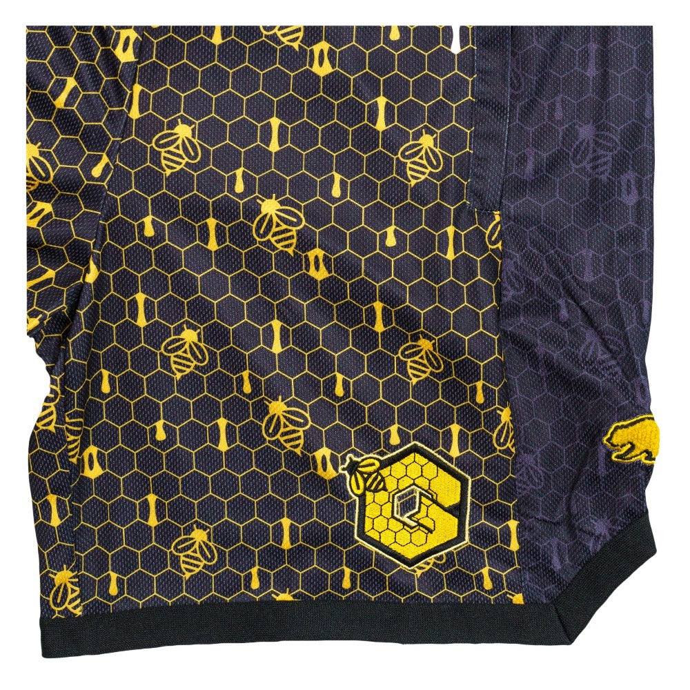 16th Anniversary Honeycomb Black Mesh Shorts