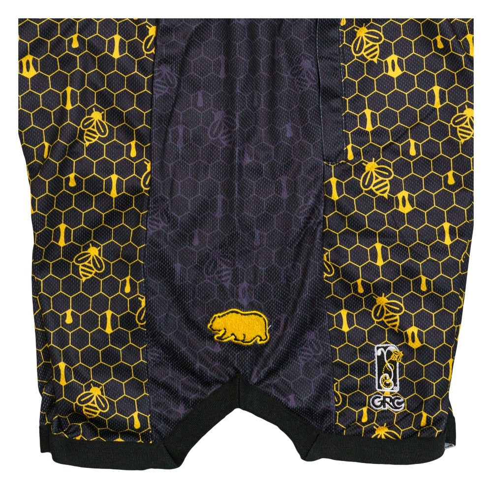16th Anniversary Honeycomb Black Mesh Shorts