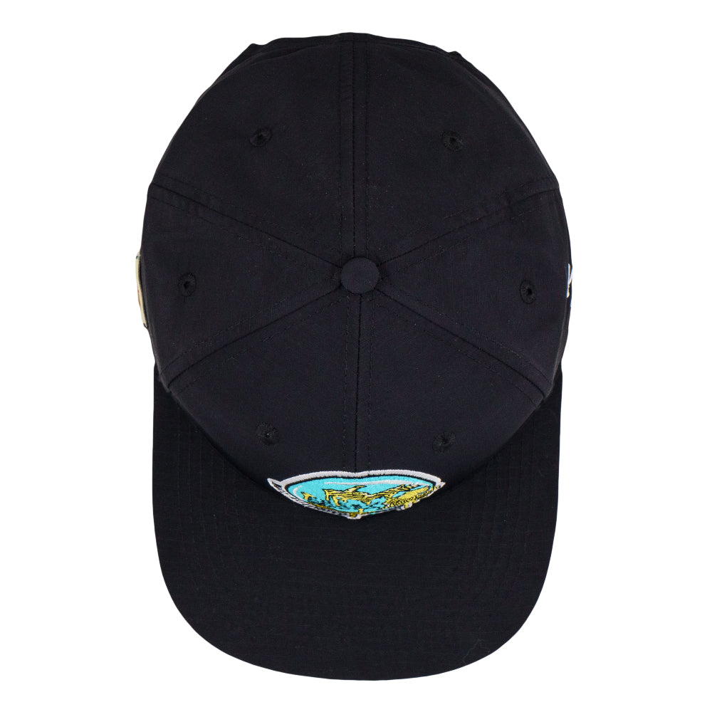 Fresh Coast Black Ripstop Snapback Hat