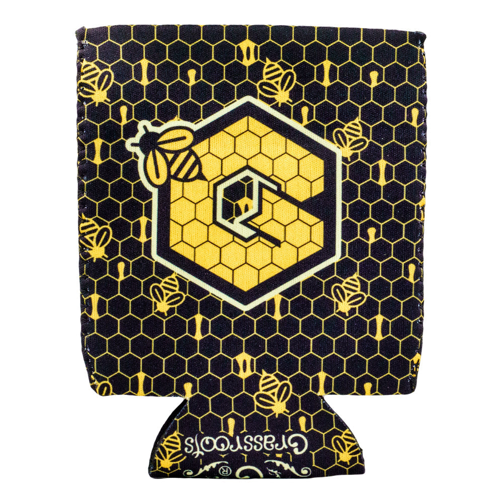 16th Anniversary Honeycomb Black Koozie