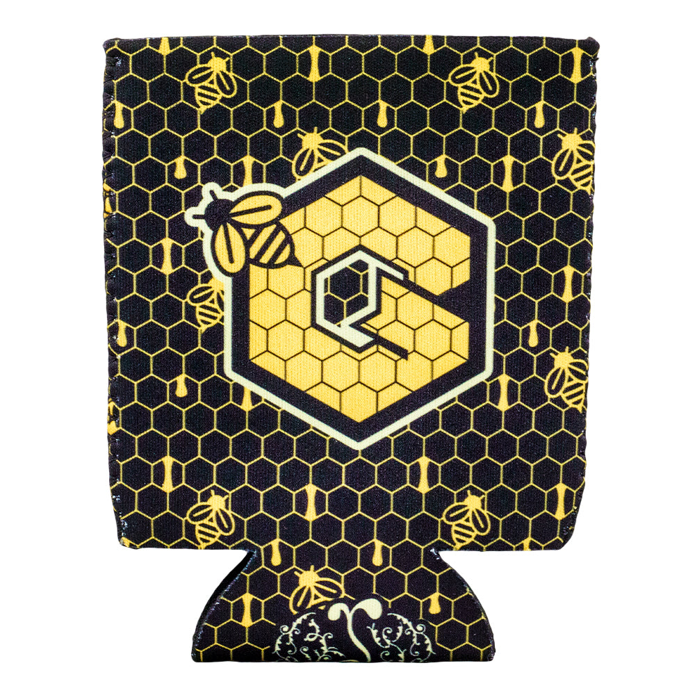 16th Anniversary Honeycomb Black Koozie