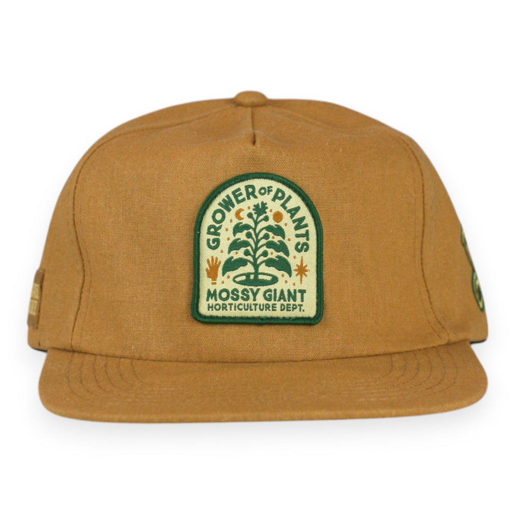 Mossy Giant X Grove Bags Tan Unstructured Snapback Hat Bundle
