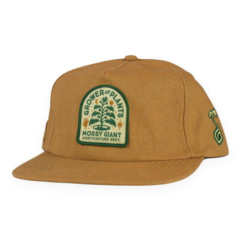 Mossy Giant X Grove Bags Tan Unstructured Snapback Hat Bundle