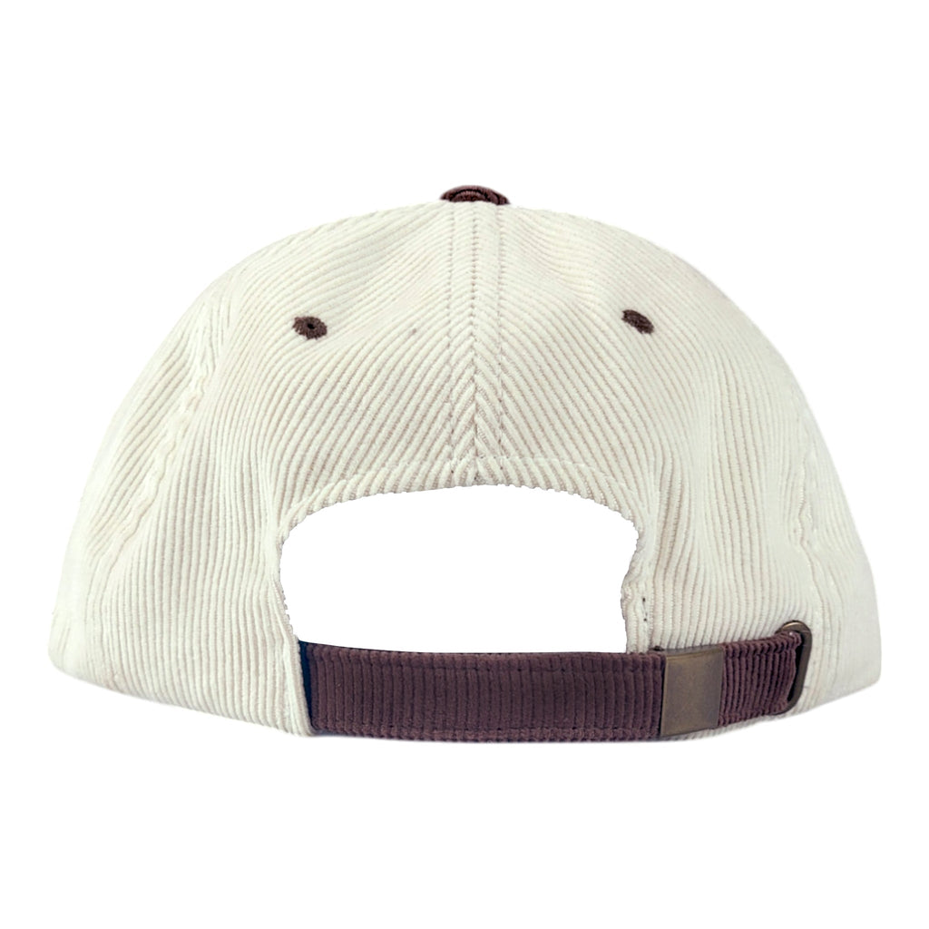 Leisure Cat In the Garden Tan Corduroy Dad Hat