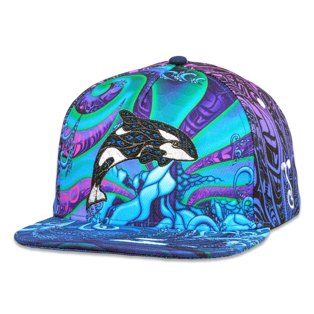 Phil Lewis Orca Purple Snapback Hat