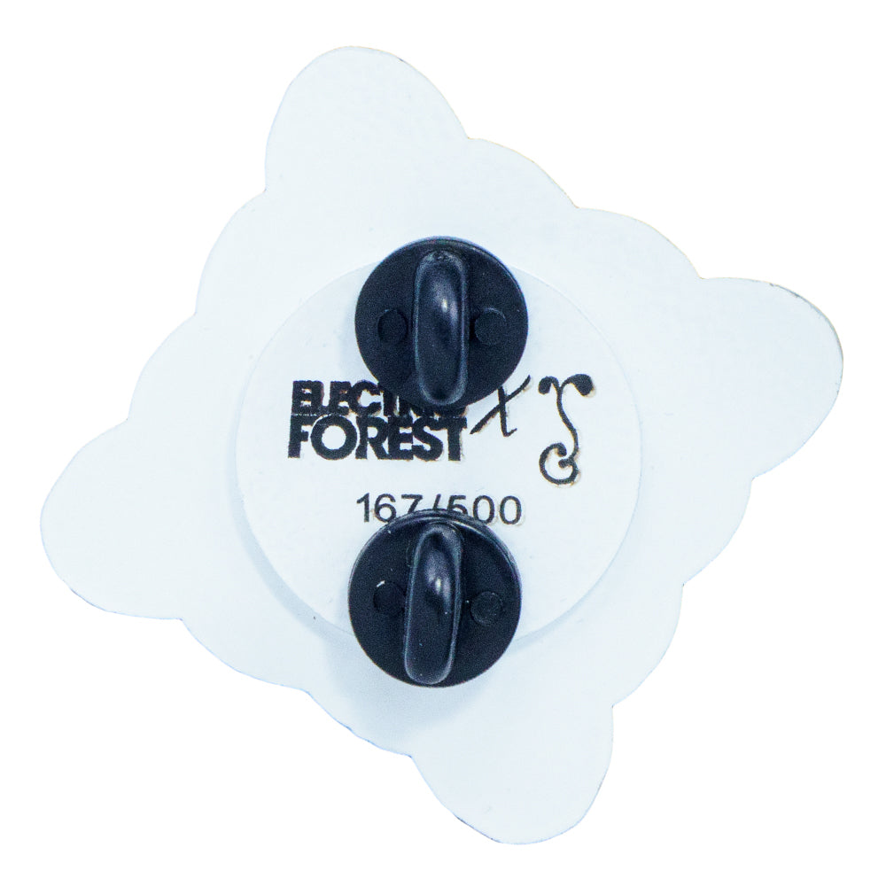 Electric Forest 2025 Rainbow Spinner Pin