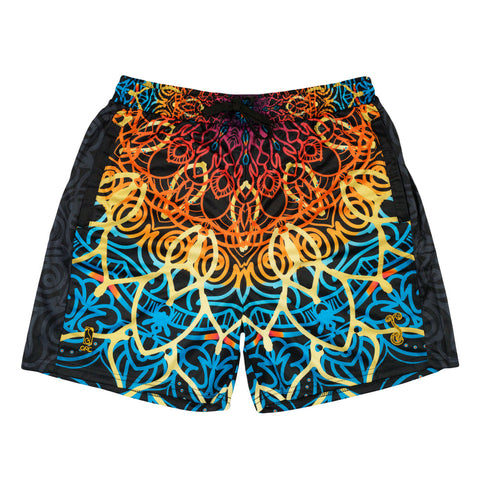 G Sprout Mandala Mesh Shorts