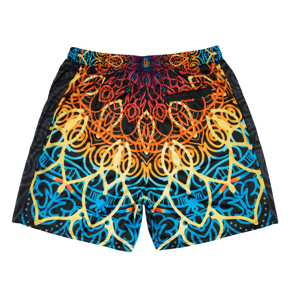 G Sprout Mandala Mesh Shorts