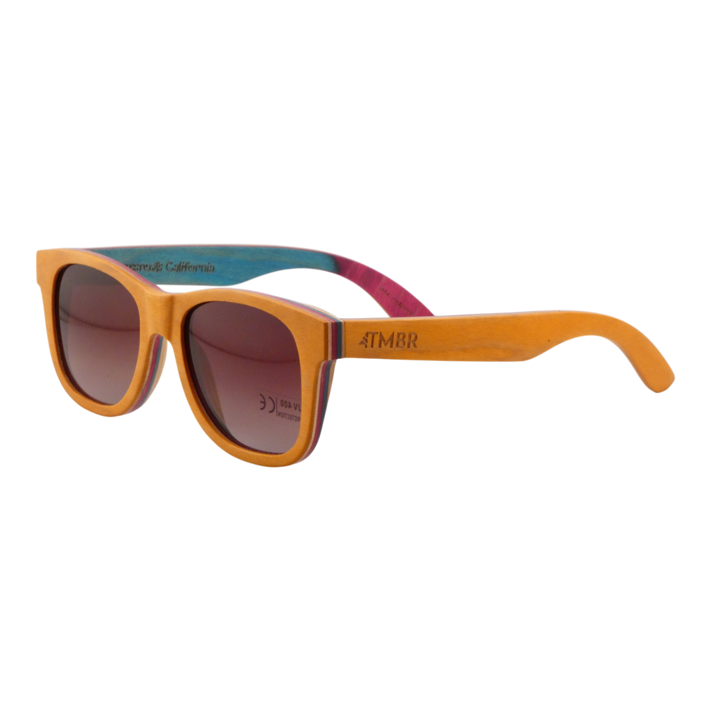 TMBR The Traveler Golden Sunglasses