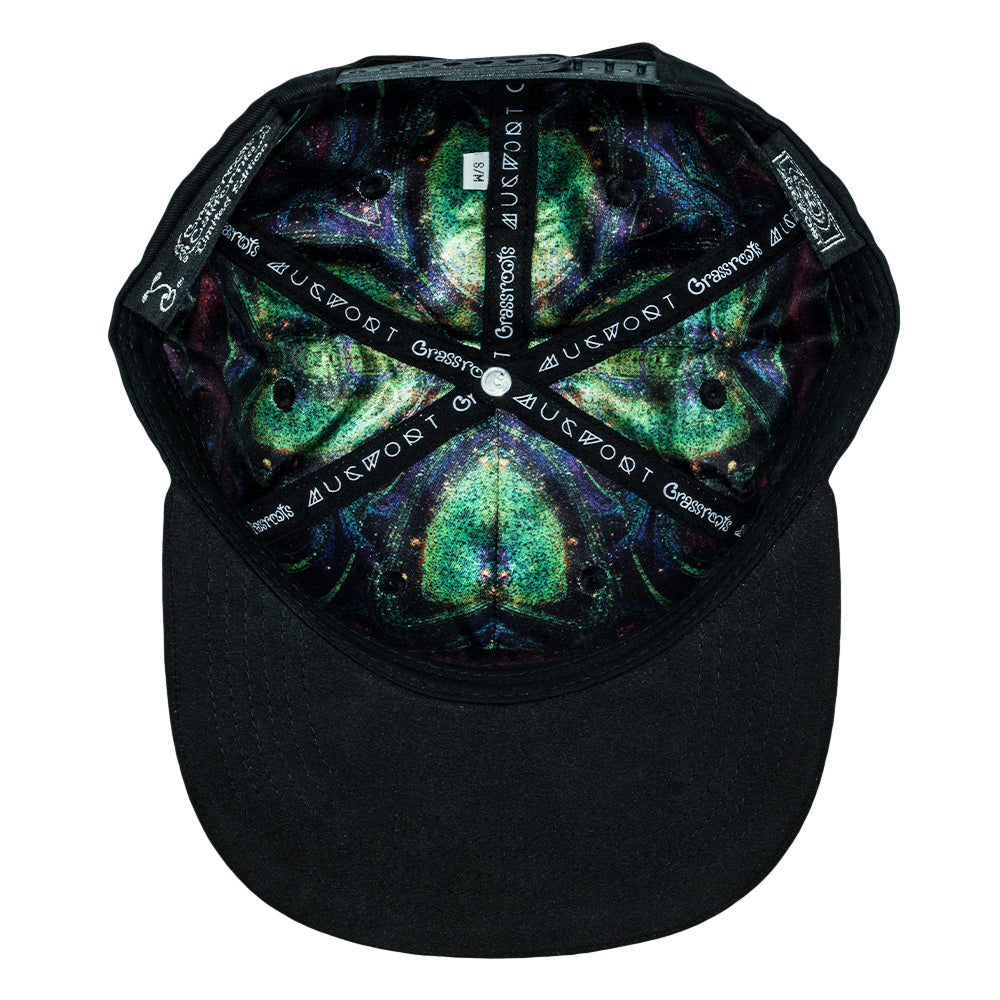 Mugwort Hummingbird Black Kids Snapback Hat