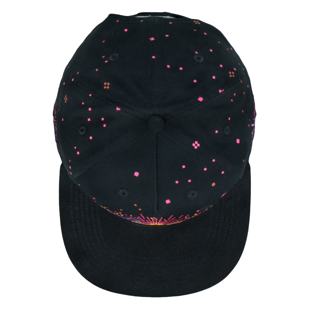 Mugwort Hummingbird Black Kids Snapback Hat