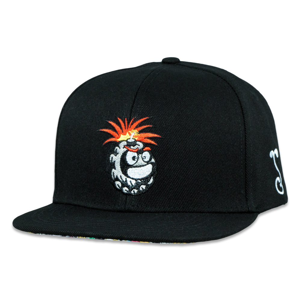 Greg Lutzka Pineapple Bomb Black Snapback Hat