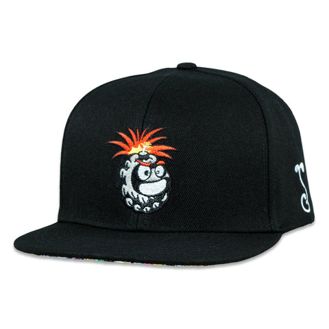 Greg Lutzka Pineapple Bomb Black Snapback Hat