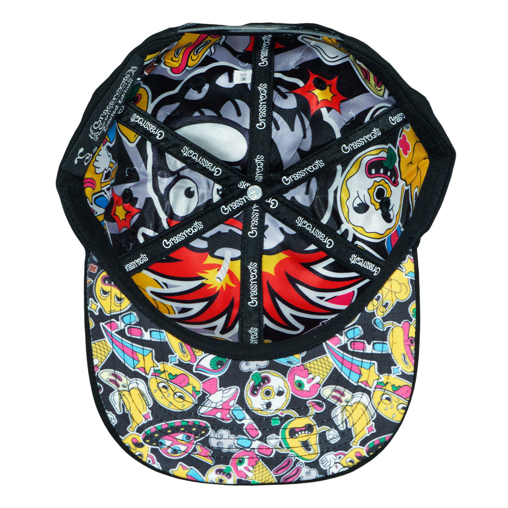Greg Lutzka Pineapple Bomb Black Snapback Hat