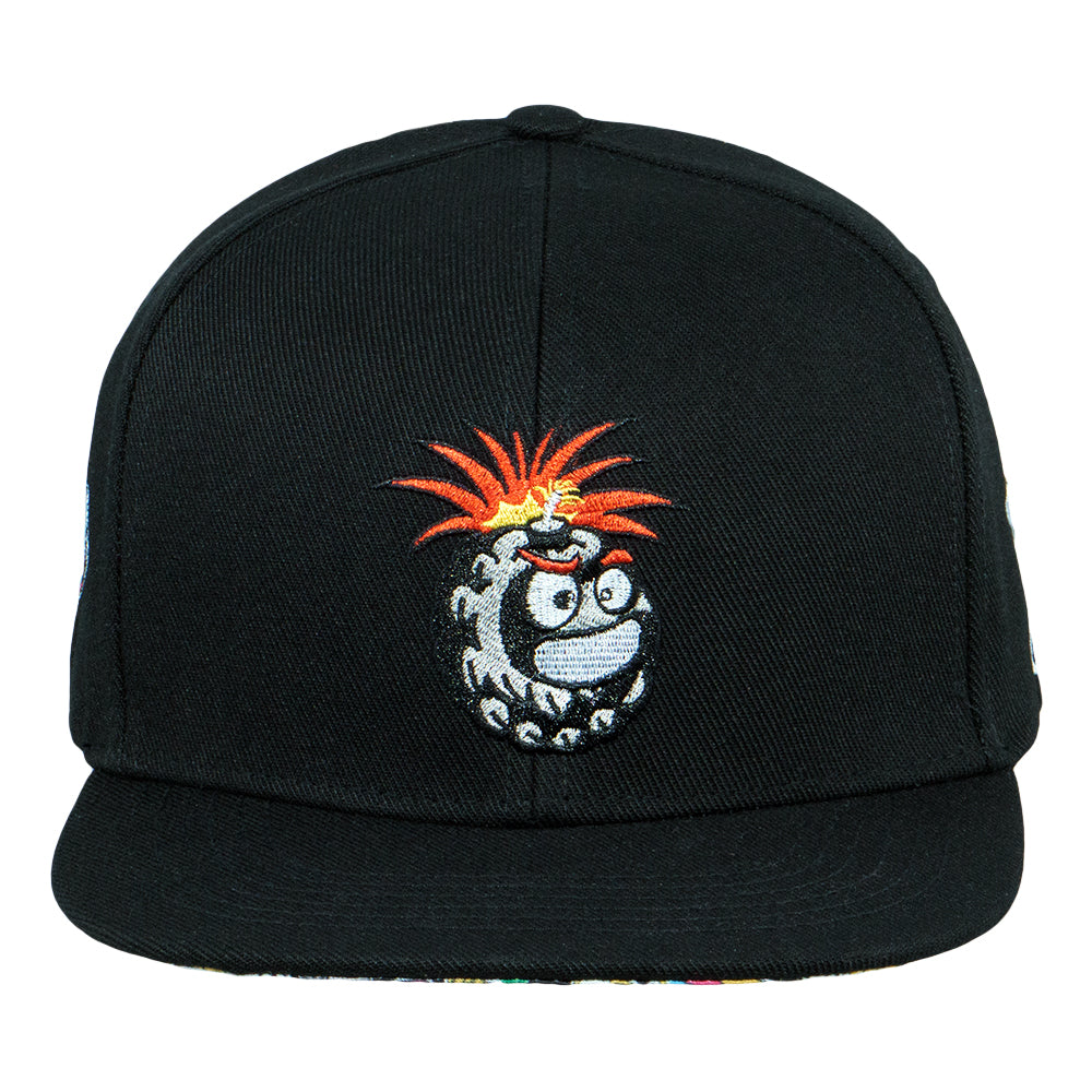 Greg Lutzka Pineapple Bomb Black Snapback Hat