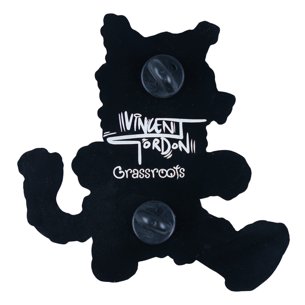 Vincent Gordon Dead Cats Orange Cat Pin