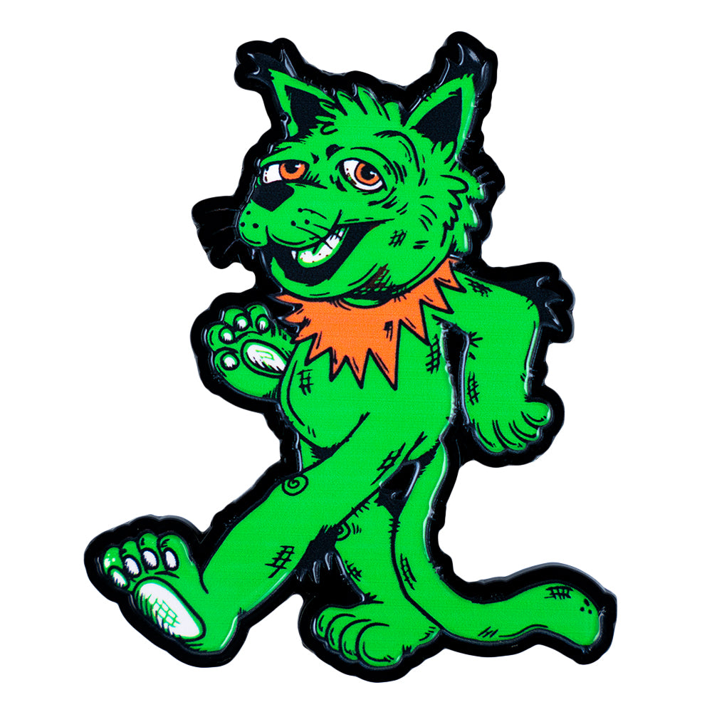 Vincent Gordon Dead Cats Green Cat Pin
