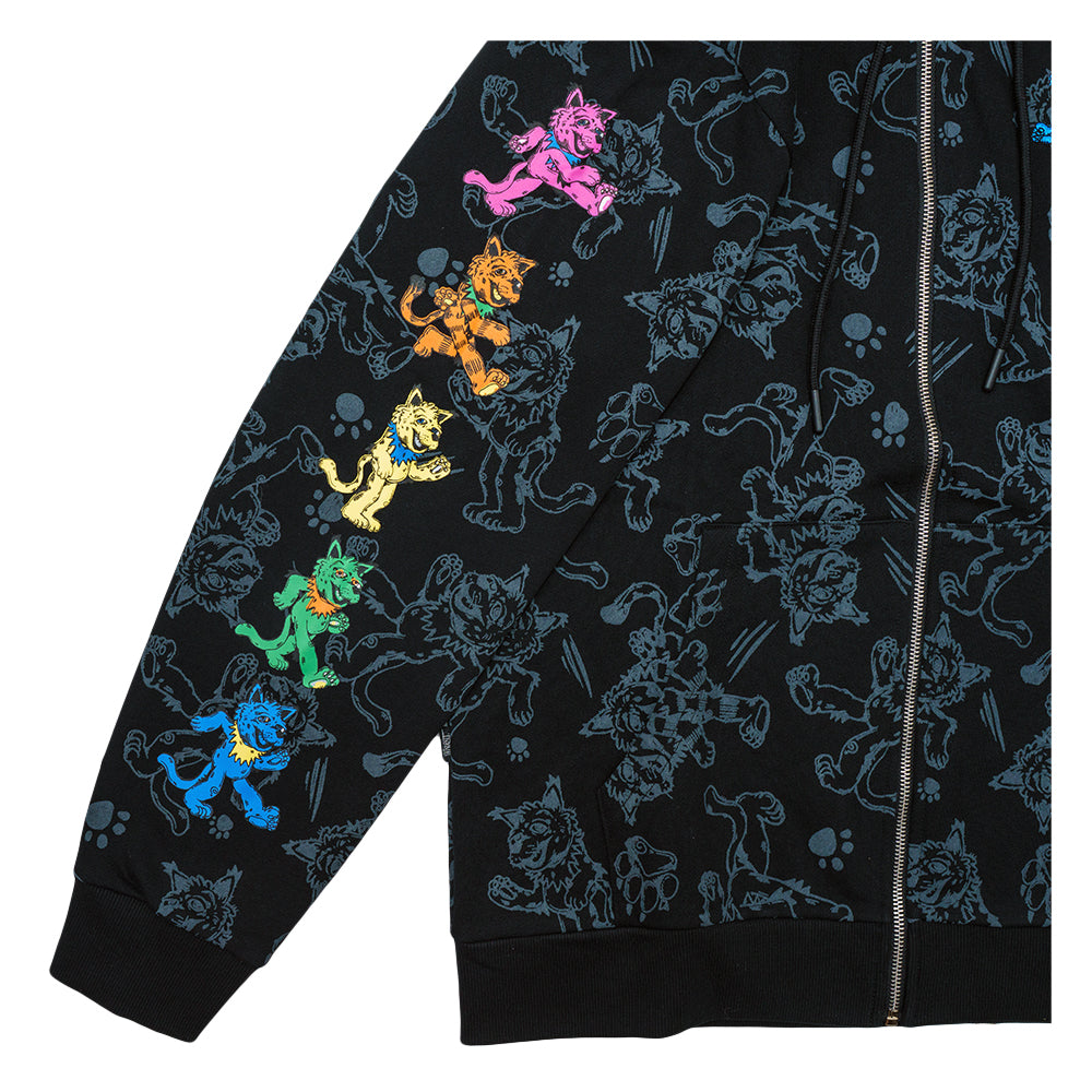 Vincent Gordon Dead Cats Black Zip Up Hoodie