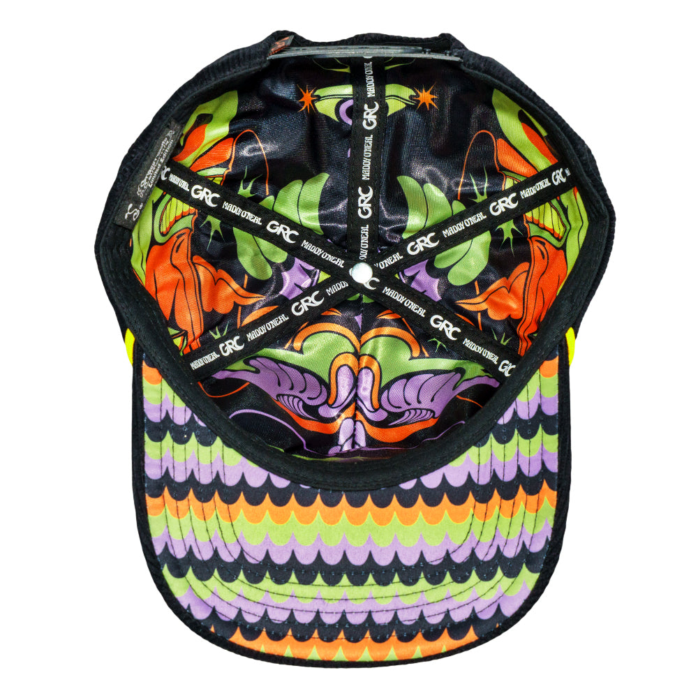 Maddy O'Neal Creatures Of My Mind Black Corduroy Unstructured Snapback Hat