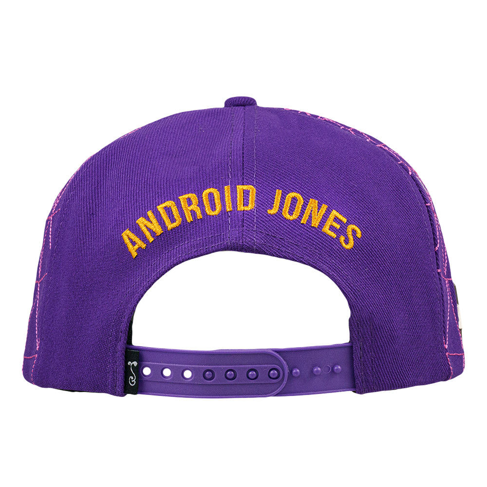Android Jones Humming Dragon Purple Snapback Hat