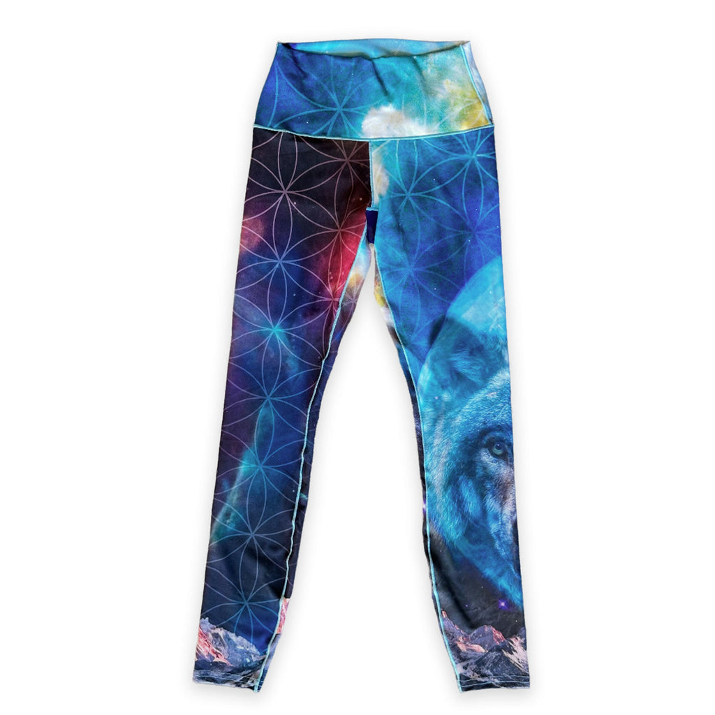 Colorado Threads Wolf Navy Leggings