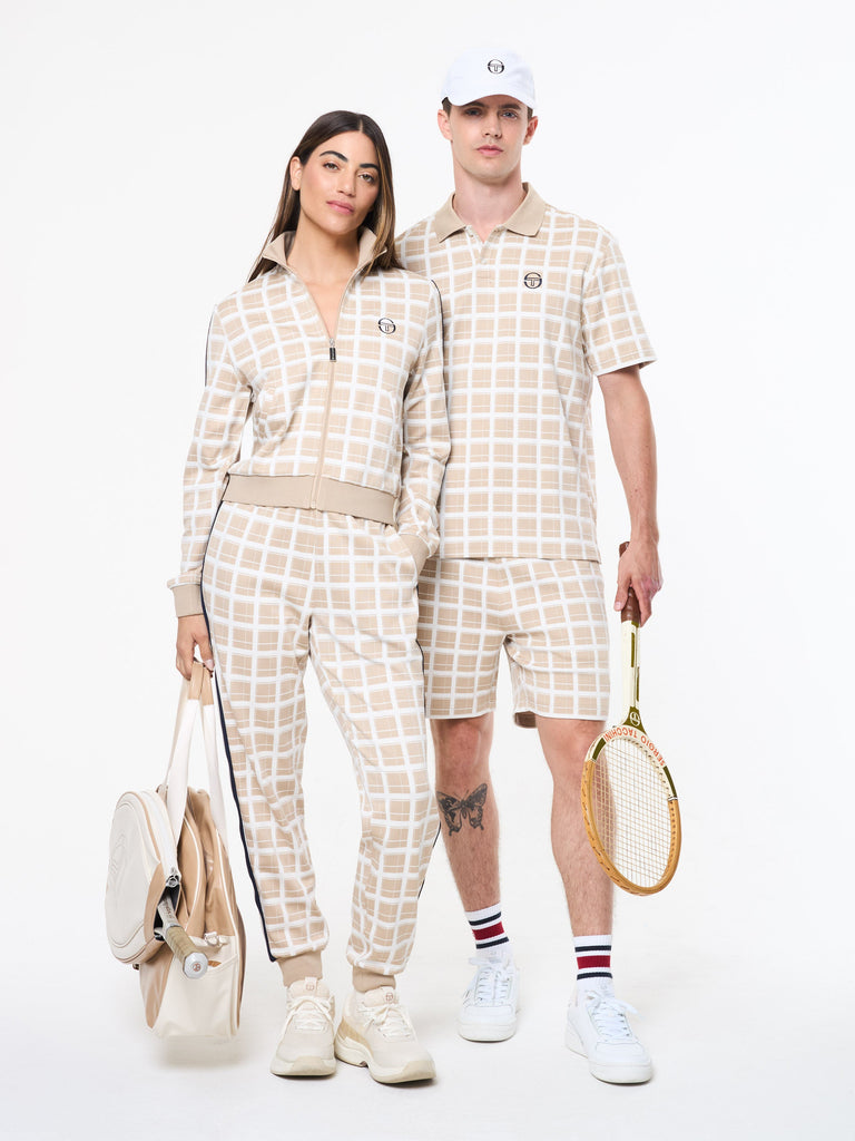 Women's Damarindo Check Track Jacket- Humus