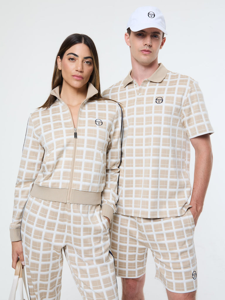 Women's Damarindo Check Track Jacket- Humus