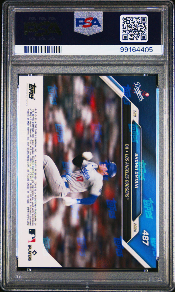 Graded 2024 Topps Now Shohei Ohtani #487 Baseball Card PSA 10 Gem Mint