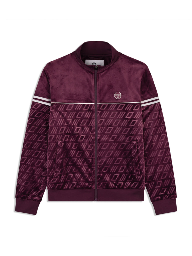 Bandiera Track Jacket- Potent Purple