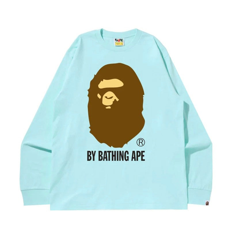 BAPE Big Ape Head Tee Long Sleeve (Teal)