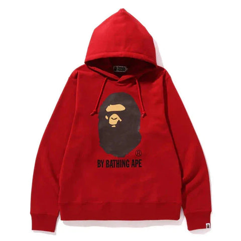 BAPE RELAXED FIT ONLINE EXCLUSIVE HOODIE (RED)