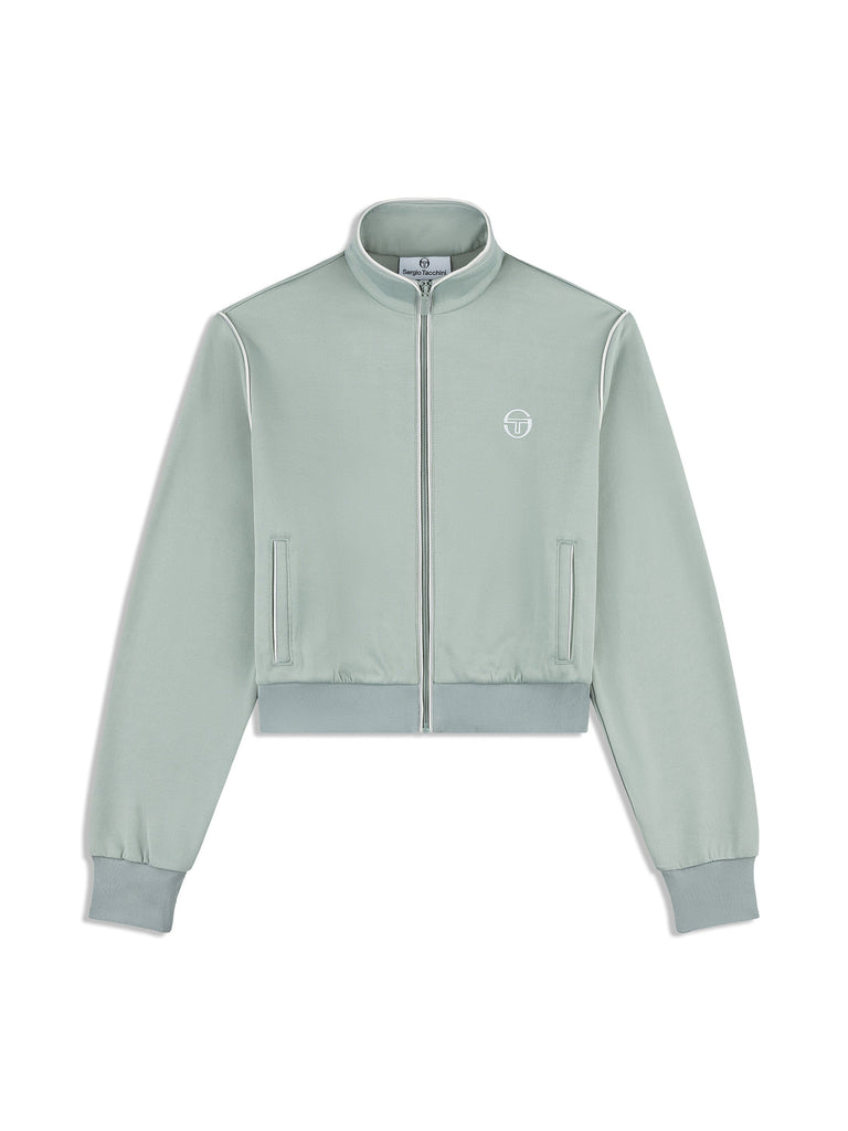 Terina Track Jacket- Slate Gray