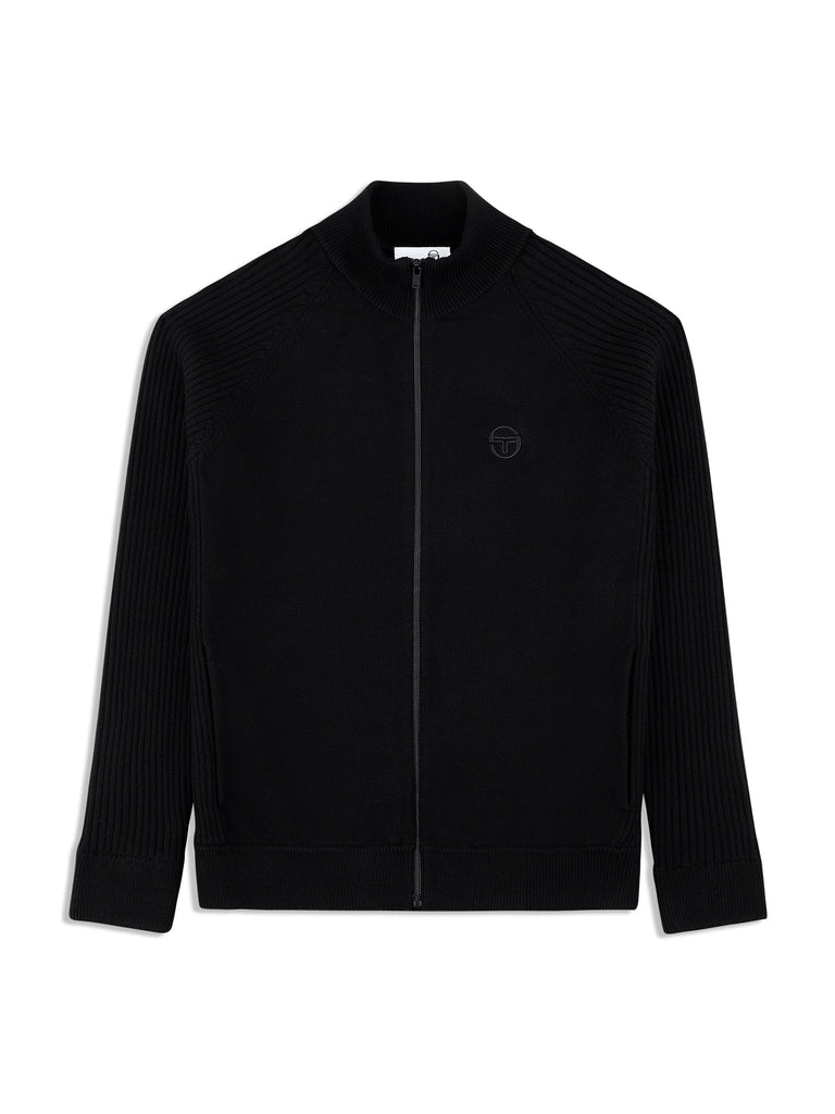 Saggio Track Jacket- Black Beauty