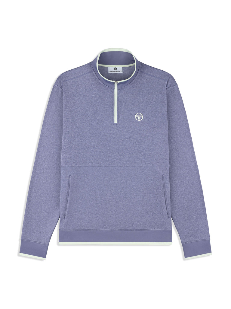 Nuvola Quarter Zip- Heron