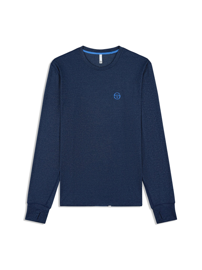 Attivo Damarindo Long Sleeve Tee- Maritime Blue