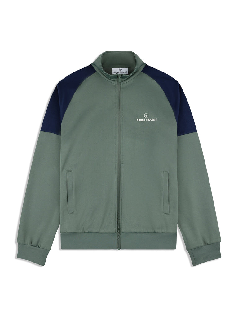 Spacco Track Jacket- Duck Green