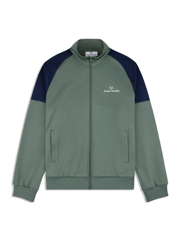 Spacco Track Jacket- Duck Green