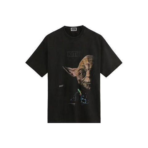 Kith x STAR WARS Yoda Vintage Tee Black PH
