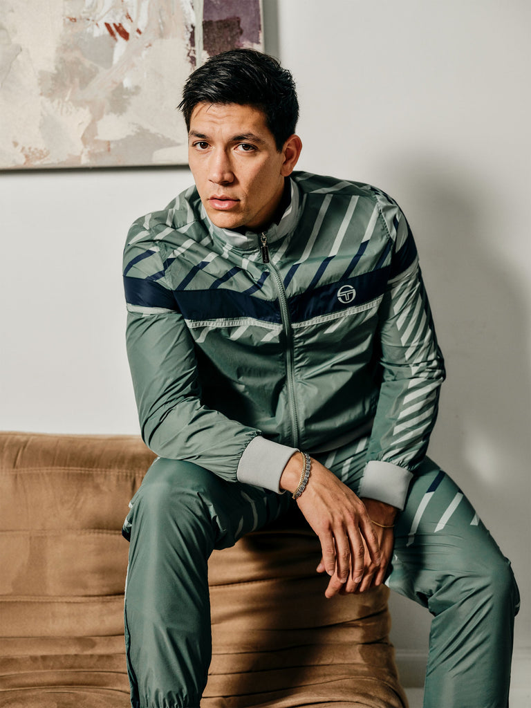 Quadretto Track Jacket- Duck Green